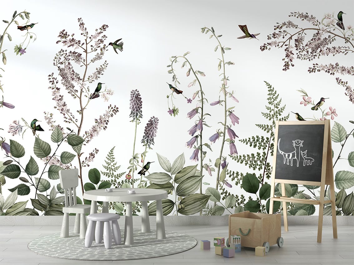 Hummingbird Hedge styled in a room