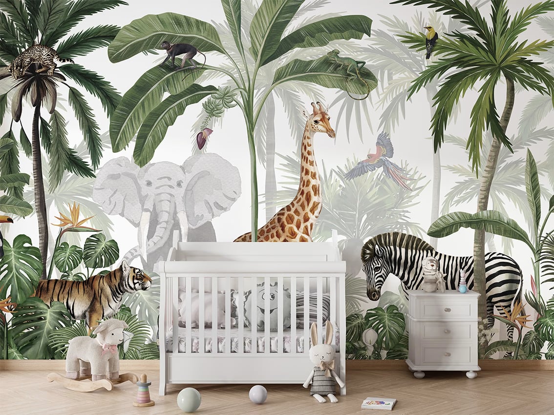 Jungle Jive styled in a room