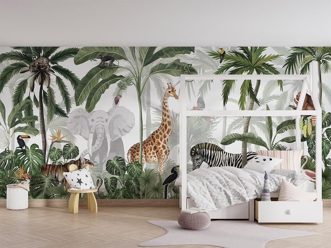 Jungle Jive styled in a room