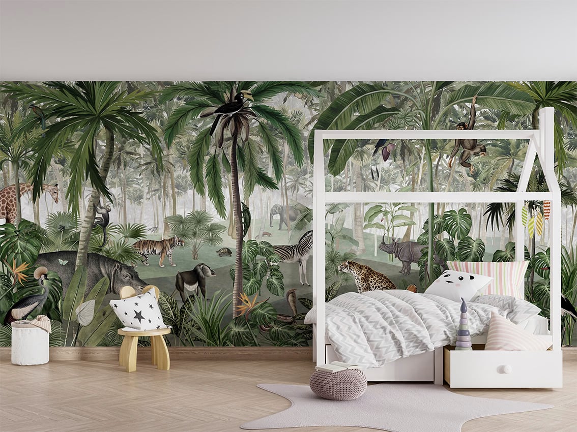 Jungle Lookbook styled in a room