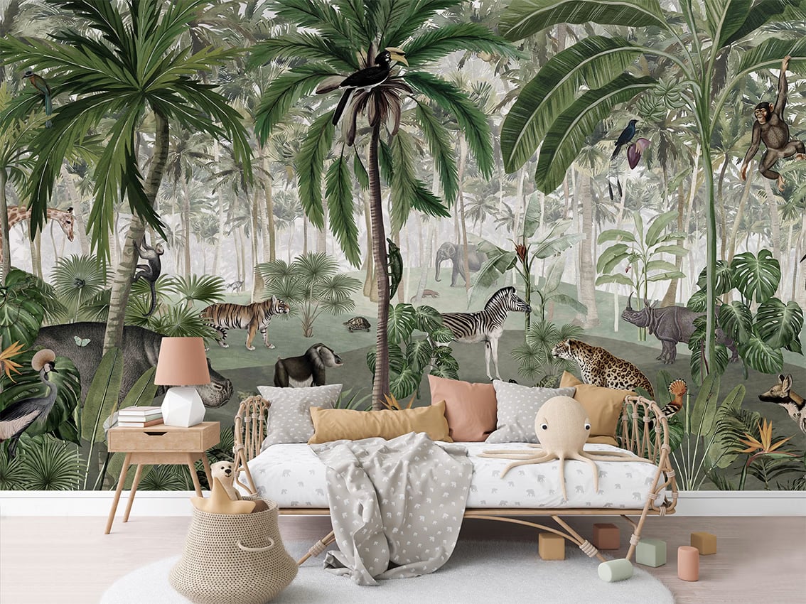 Jungle Lookbook styled in a room