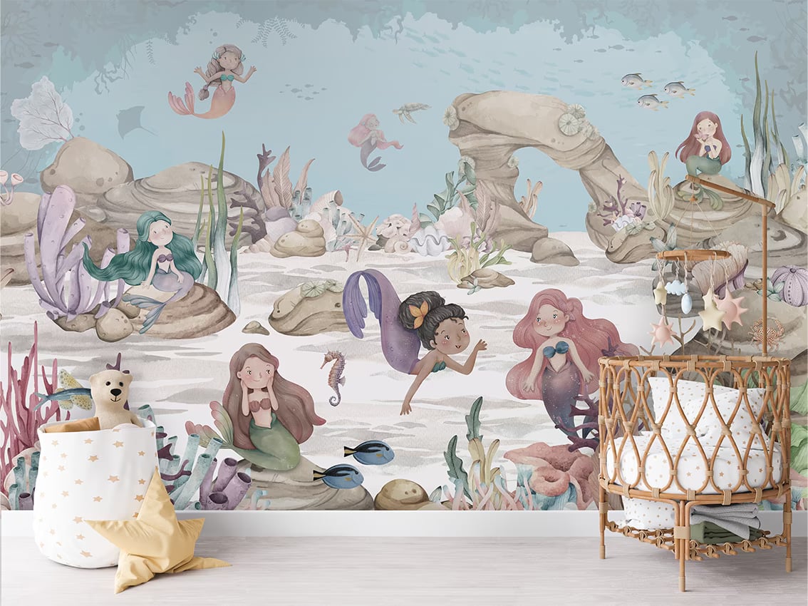 Mermaid Miracles styled in a room
