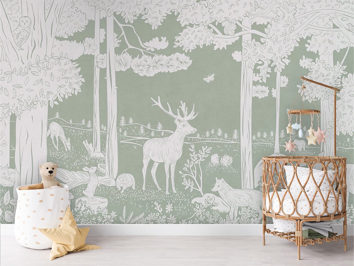 ป่าโทนเดียว - เขียว ในห้องตัวอย่าง