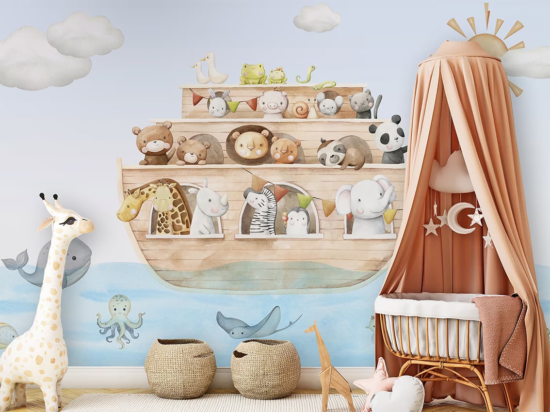 Noah's Journey styled in a room