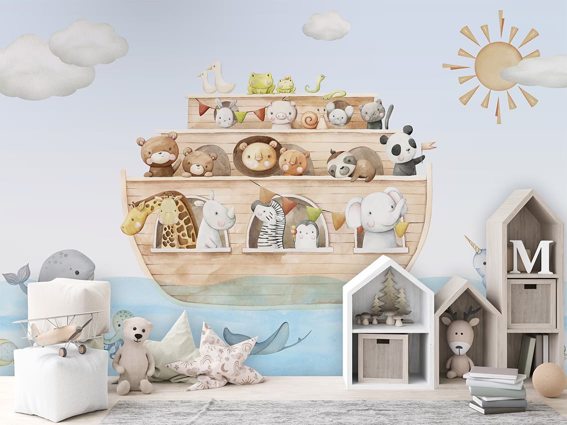 Noah's Journey styled in a room