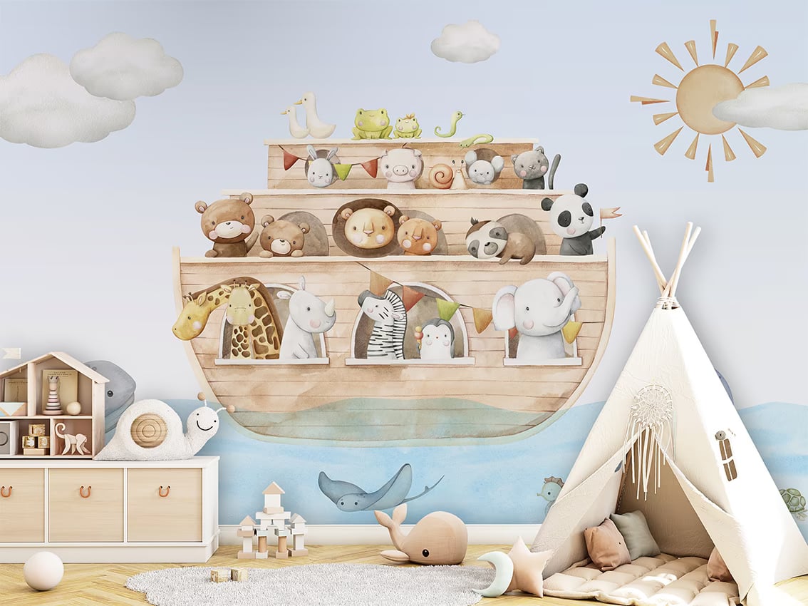 Noah's Journey styled in a room
