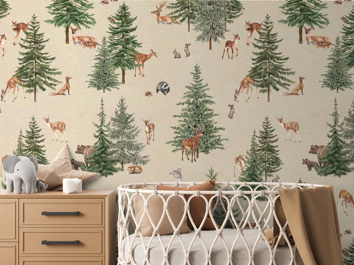 Pine Forest - Sand styled in a room