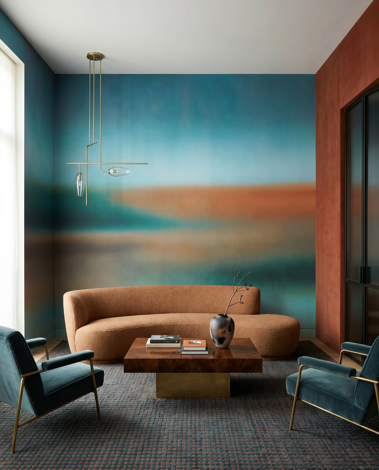 Rotko Clay styled in a room