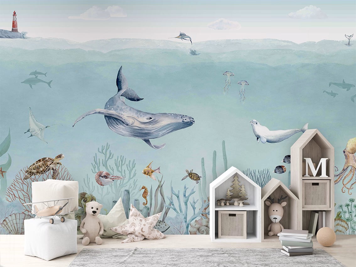 Secret Sealife styled in a room