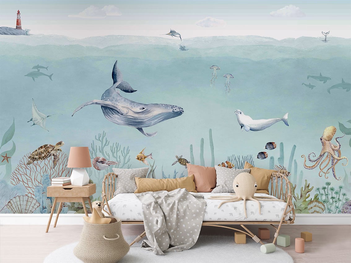 Secret Sealife styled in a room