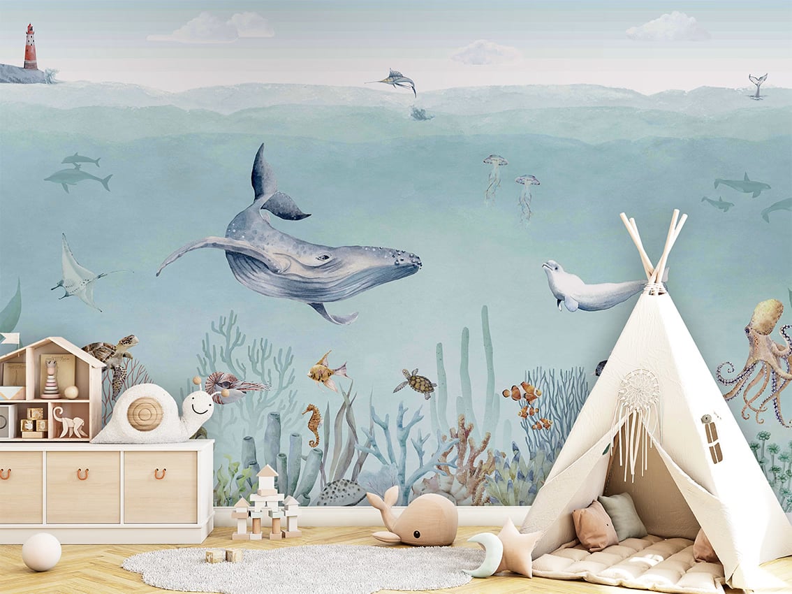 Secret Sealife styled in a room