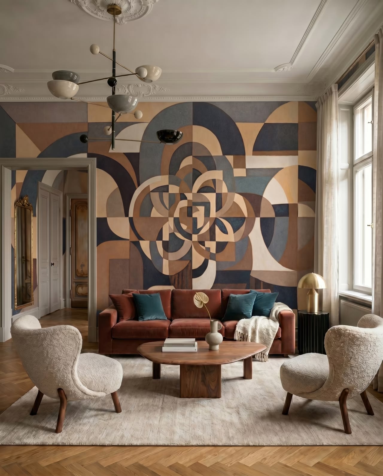 Silent Passage styled in a room
