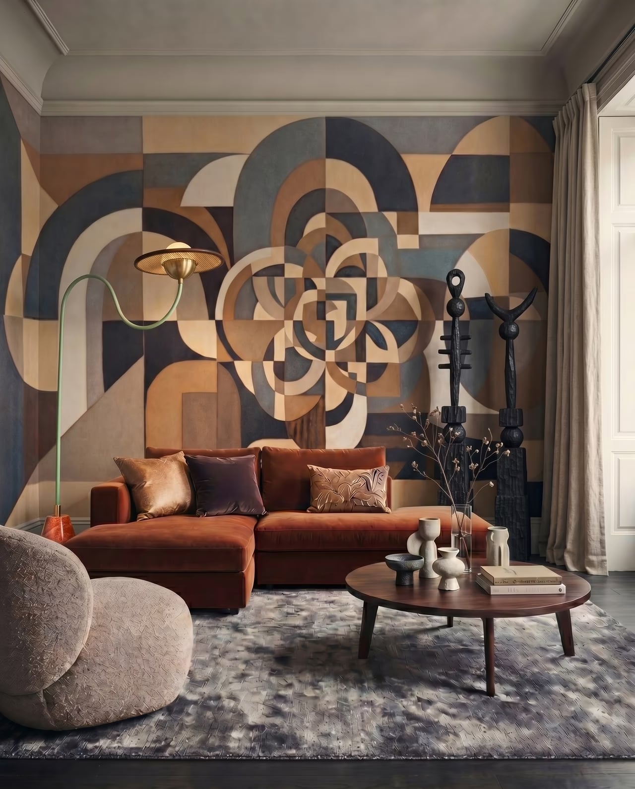 Silent Passage styled in a room