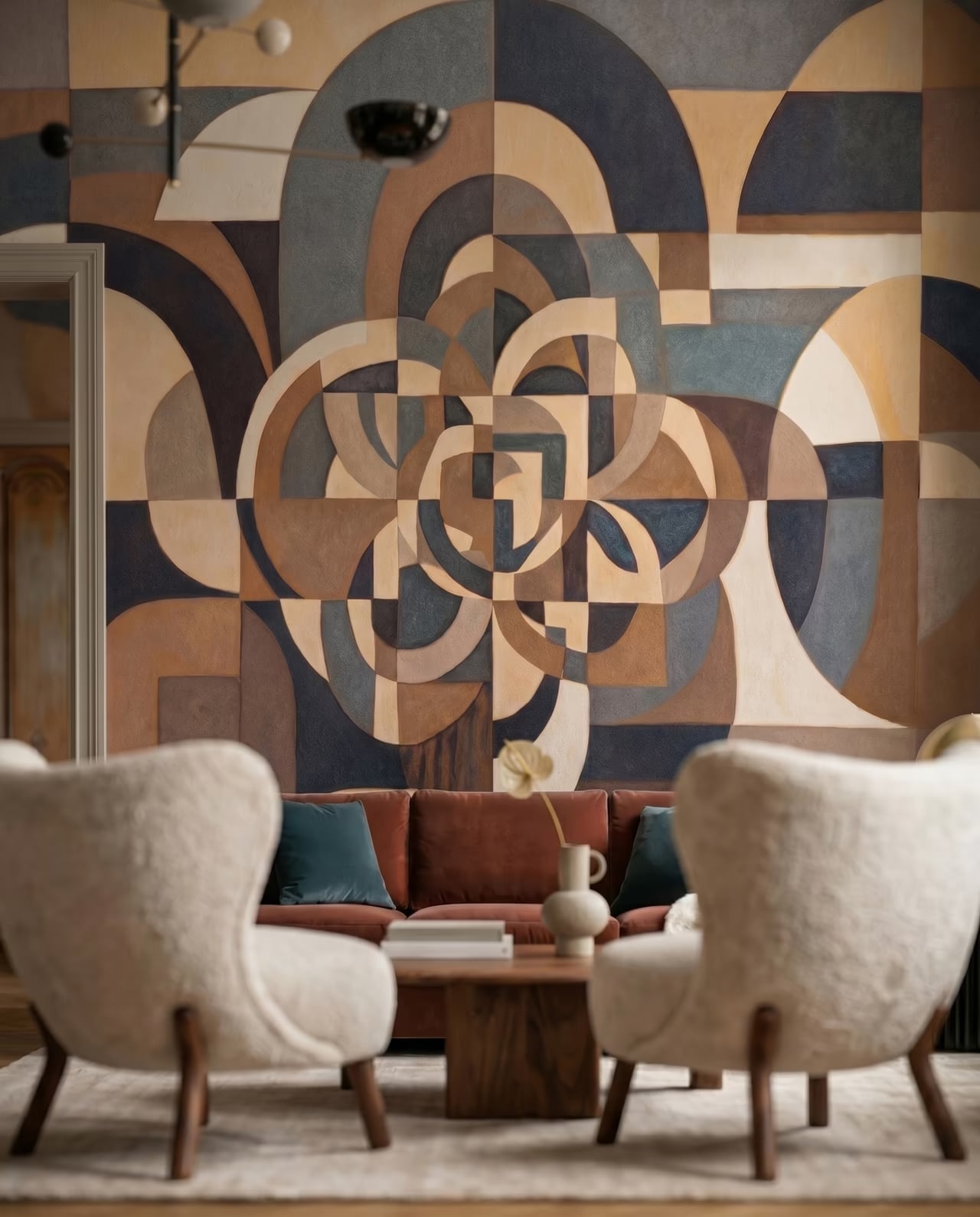 Silent Passage styled in a room
