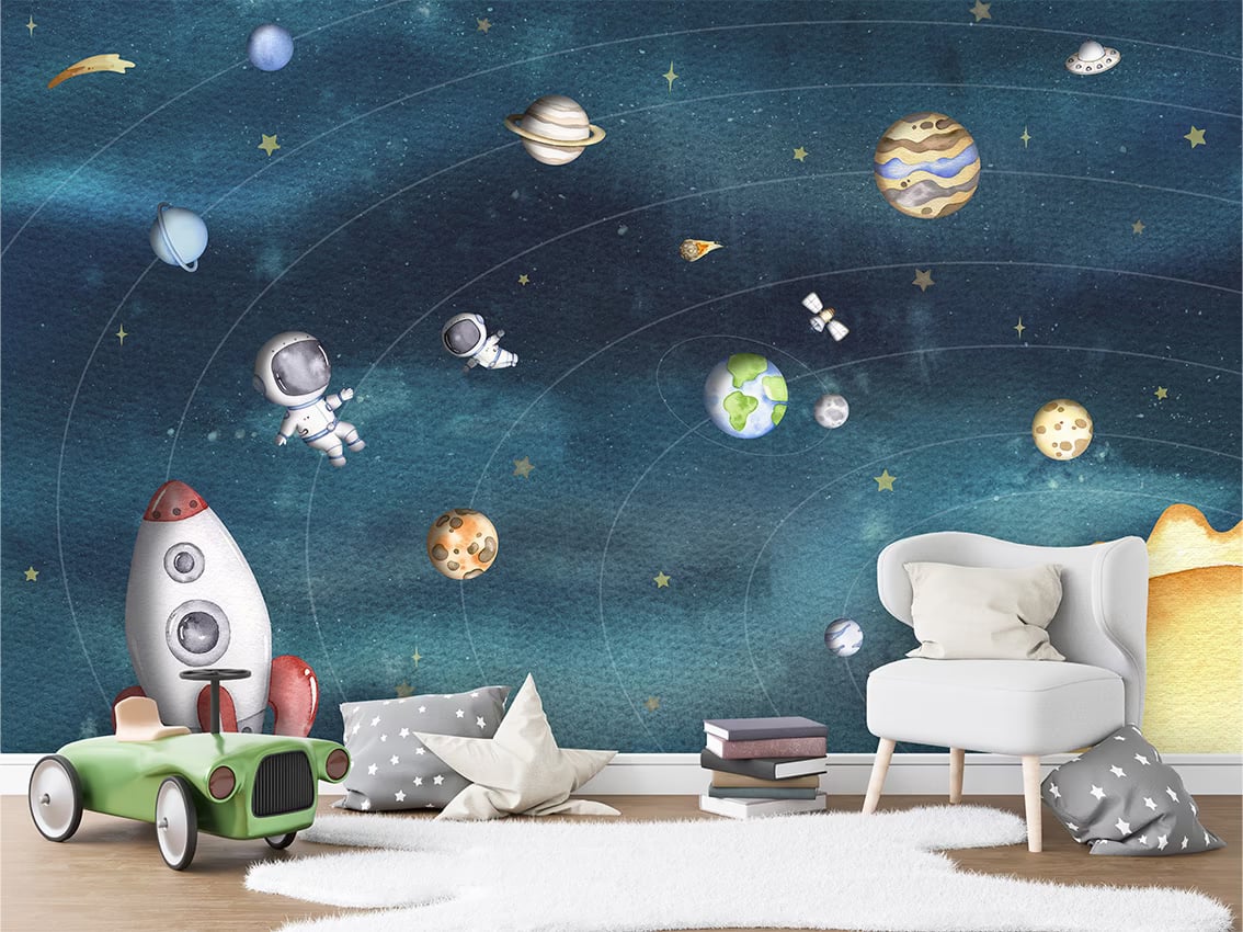 Space Joy - Dark styled in a room