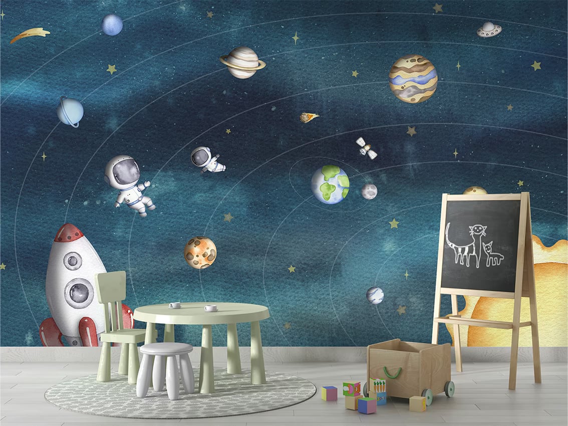Space Joy - Dark styled in a room