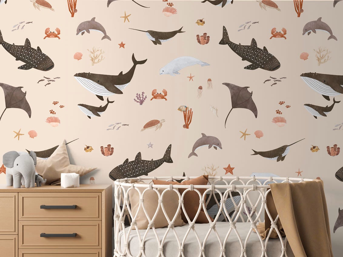 Splendid Sea - Beige styled in a room