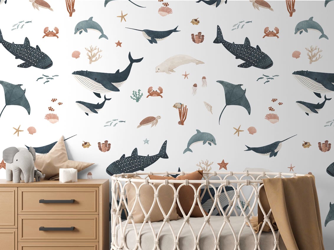 Splendid Sea - White styled in a room