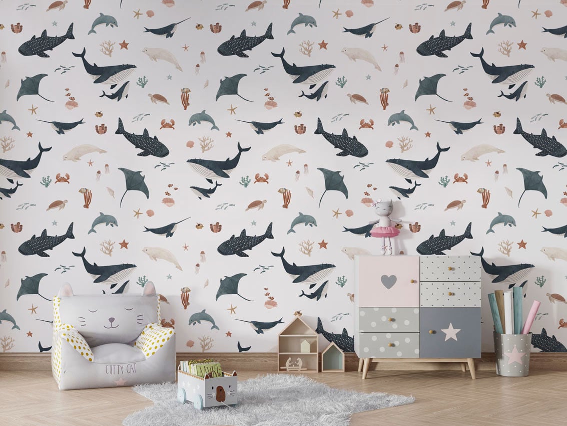 Splendid Sea - White styled in a room