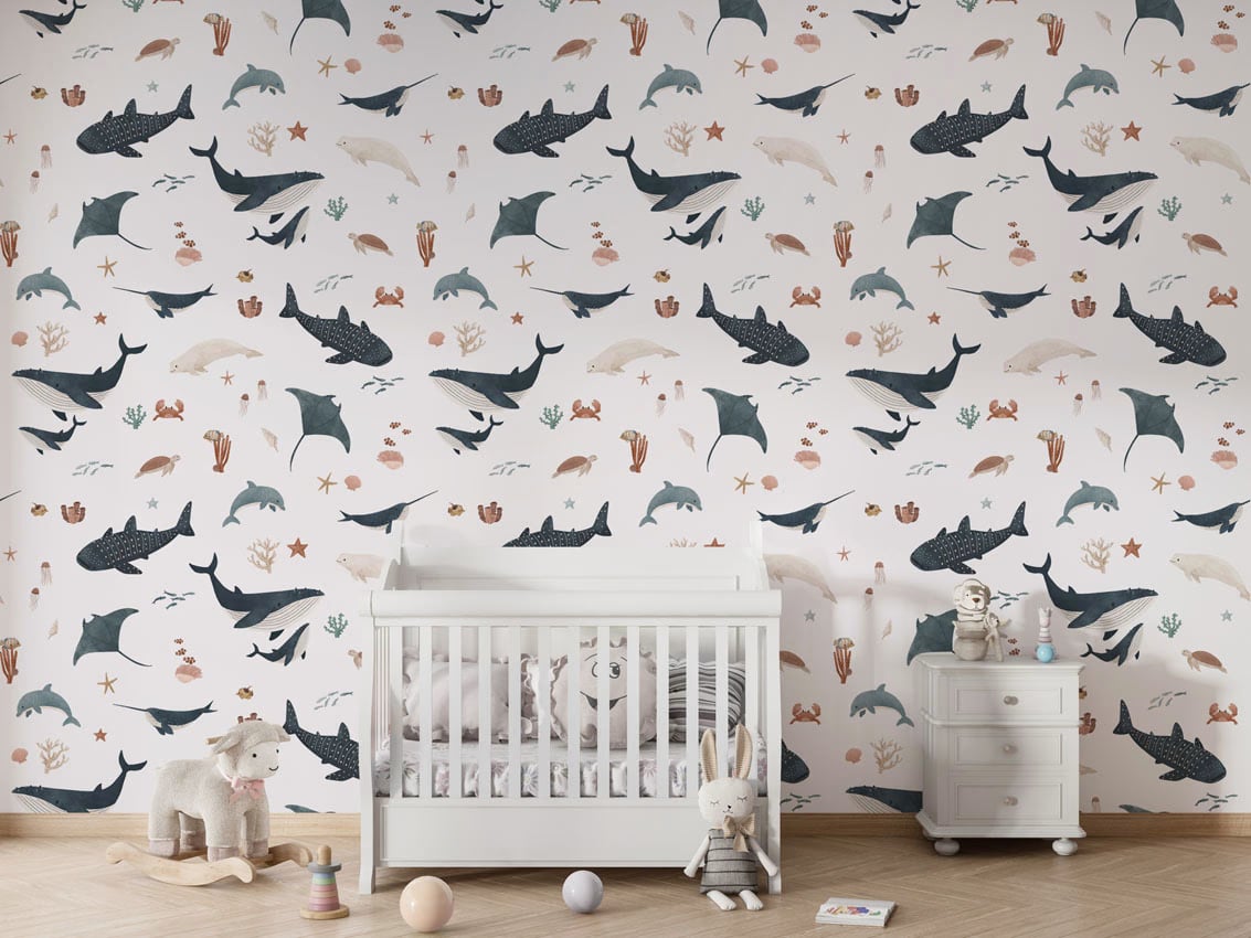 Splendid Sea - White styled in a room