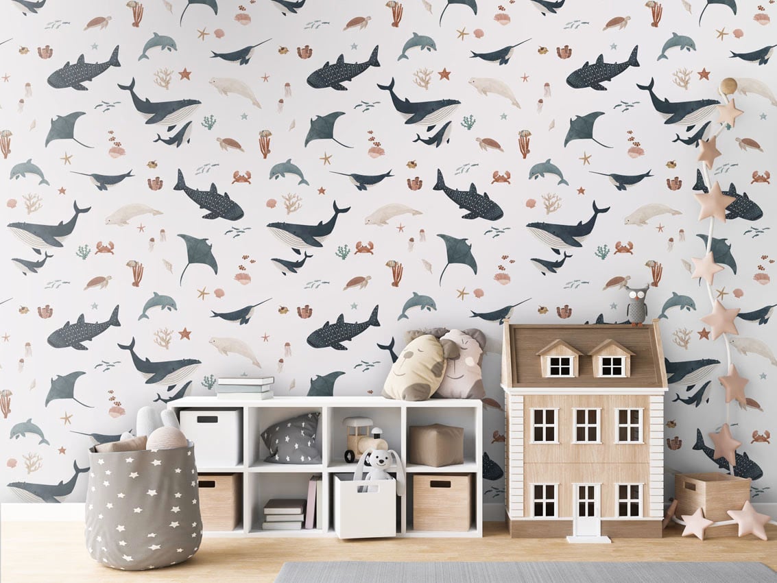 Splendid Sea - White styled in a room