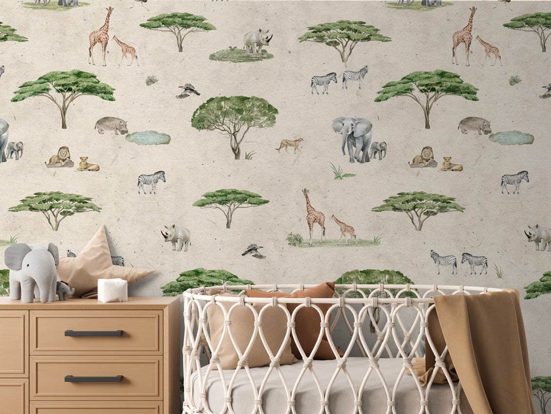 Sunny Savannah - Sand styled in a room