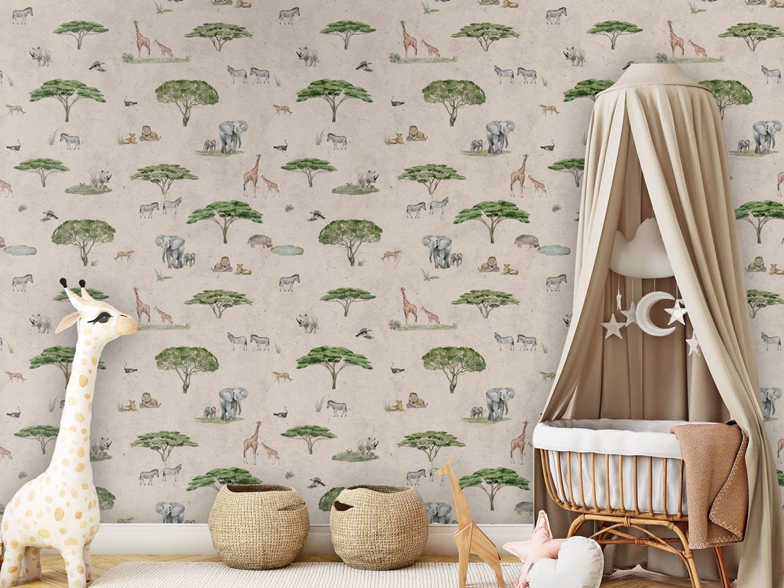 Sunny Savannah - Sand styled in a room