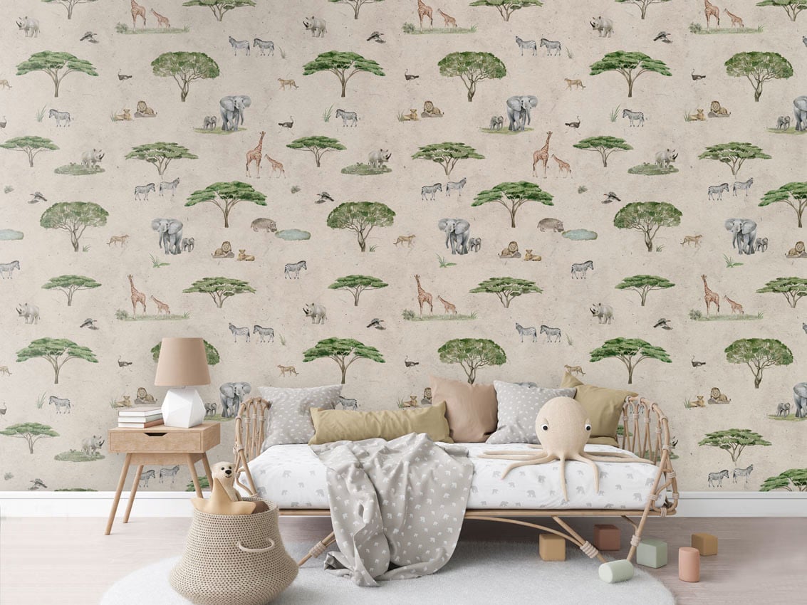 Sunny Savannah - Sand styled in a room