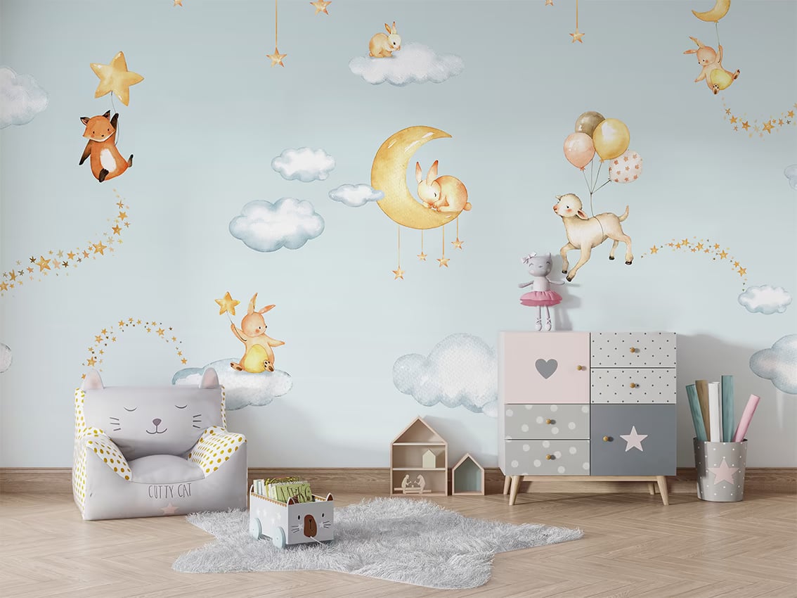 Sweet Dreams - Blue styled in a room