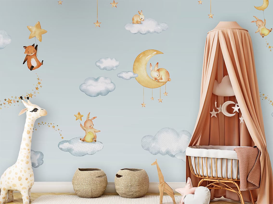 Sweet Dreams - Blue styled in a room