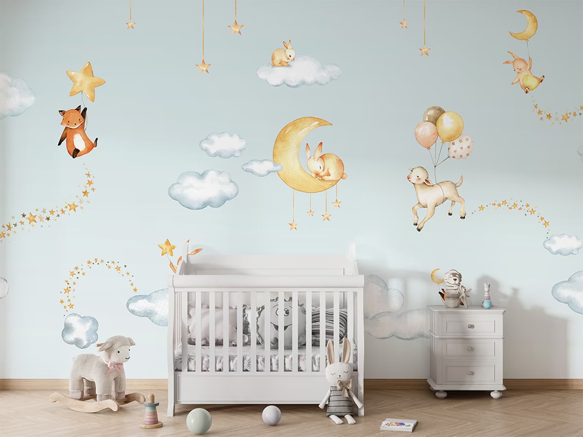 Sweet Dreams - Blue styled in a room
