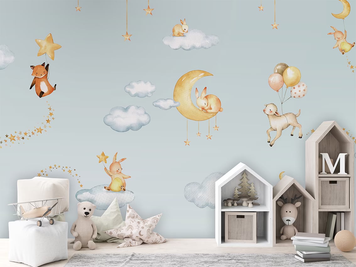 Sweet Dreams - Blue styled in a room