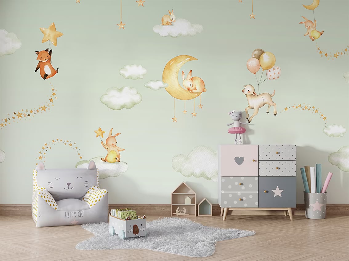 Sweet Dreams - Green styled in a room