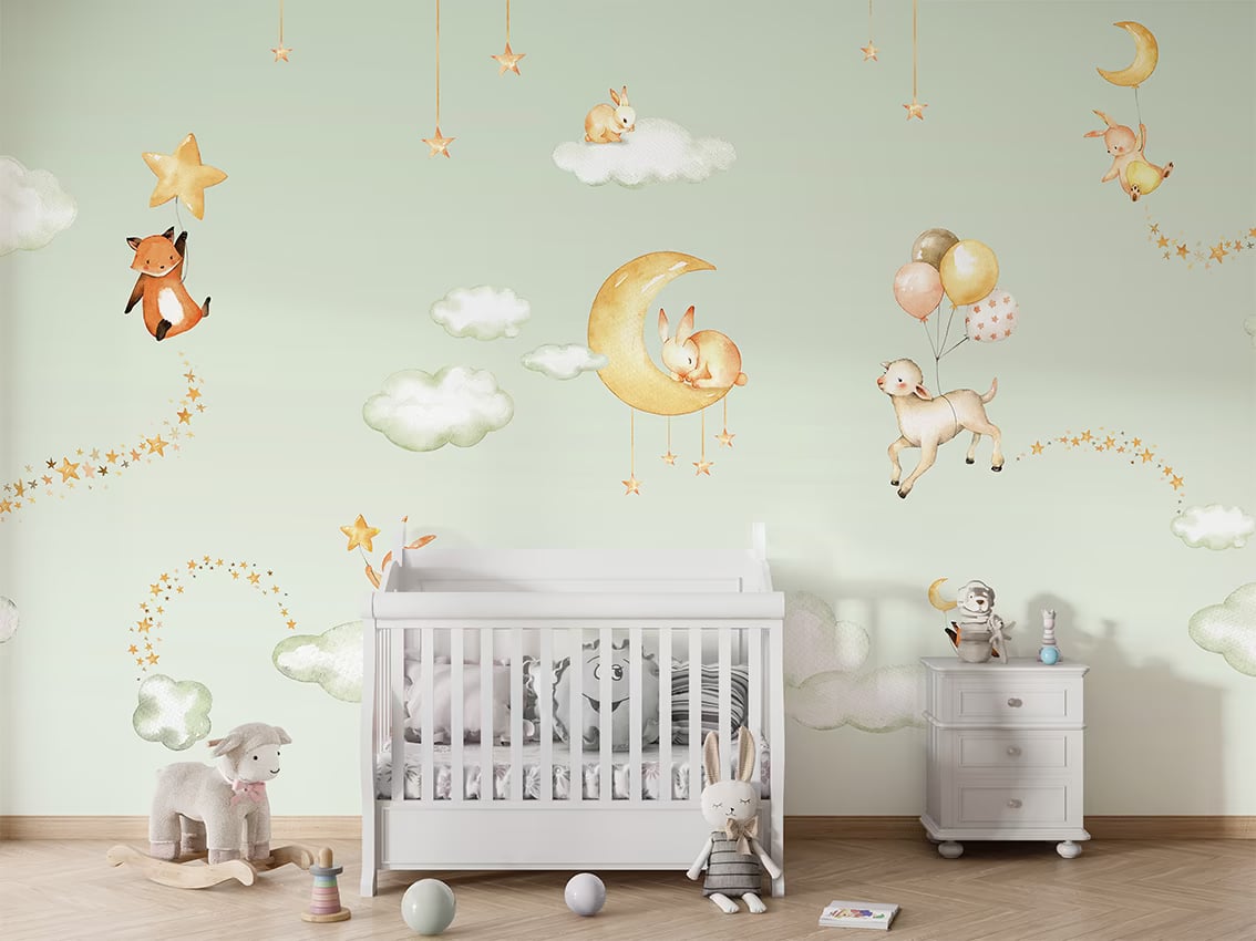 Sweet Dreams - Green styled in a room