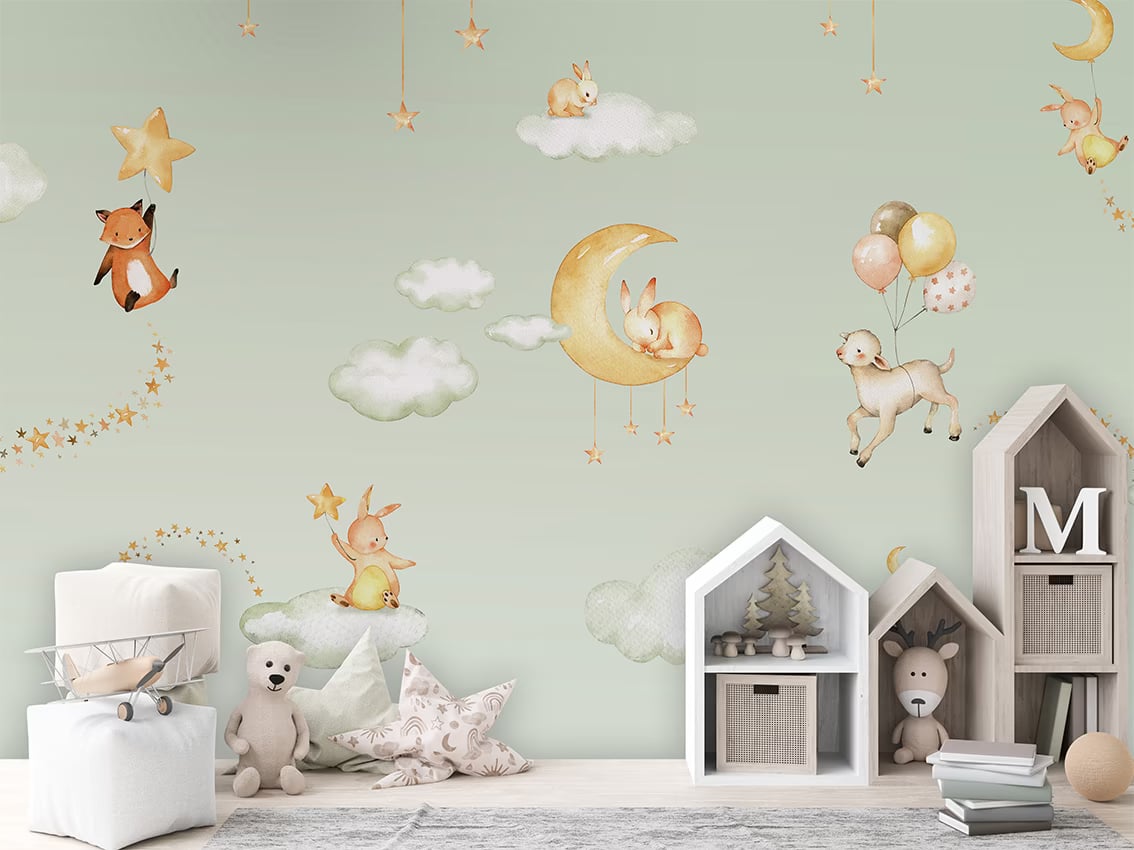 Sweet Dreams - Green styled in a room