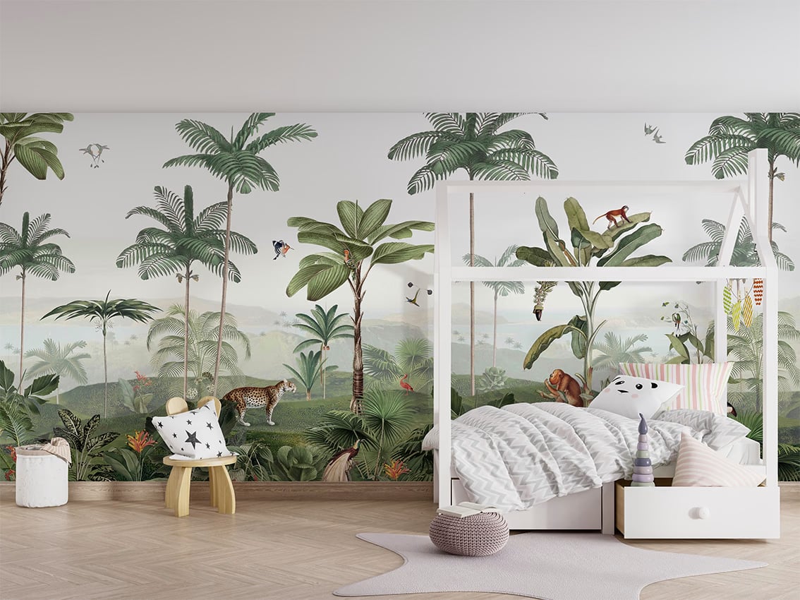 Thrilling Tropics styled in a room