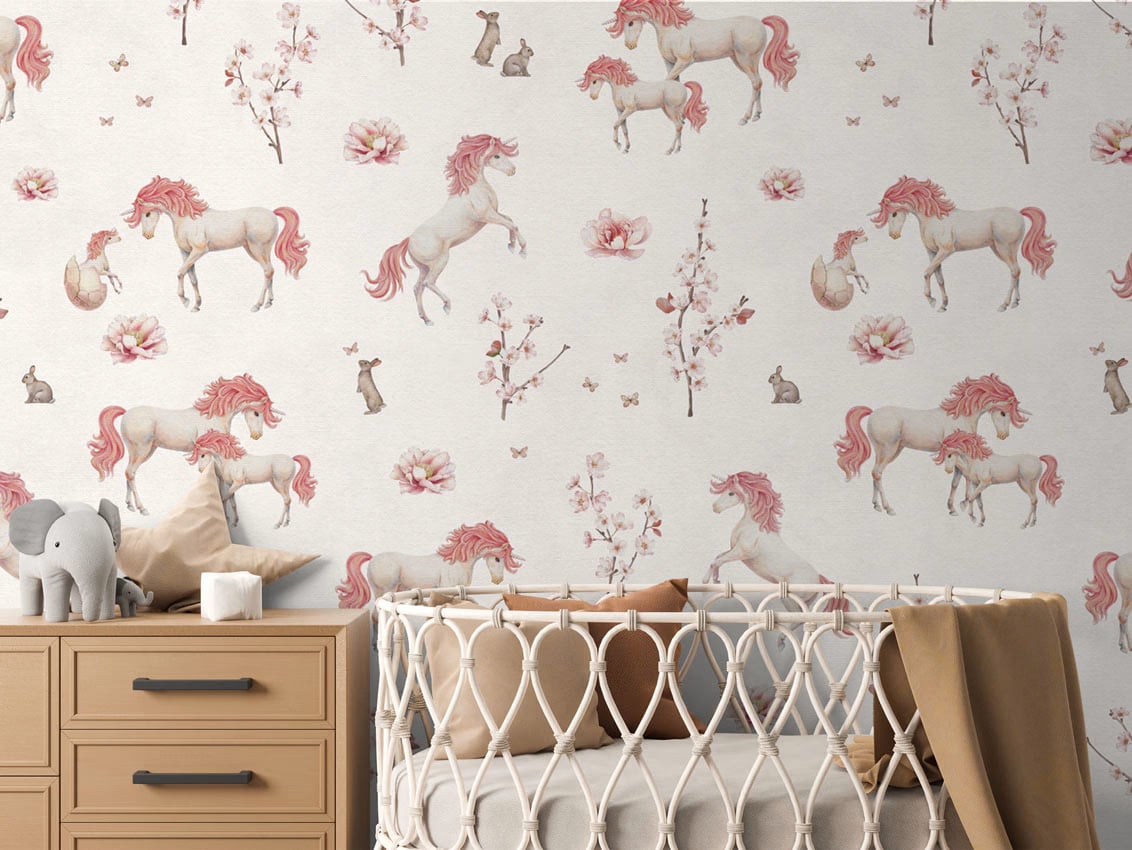 Unique Unicorn - White styled in a room