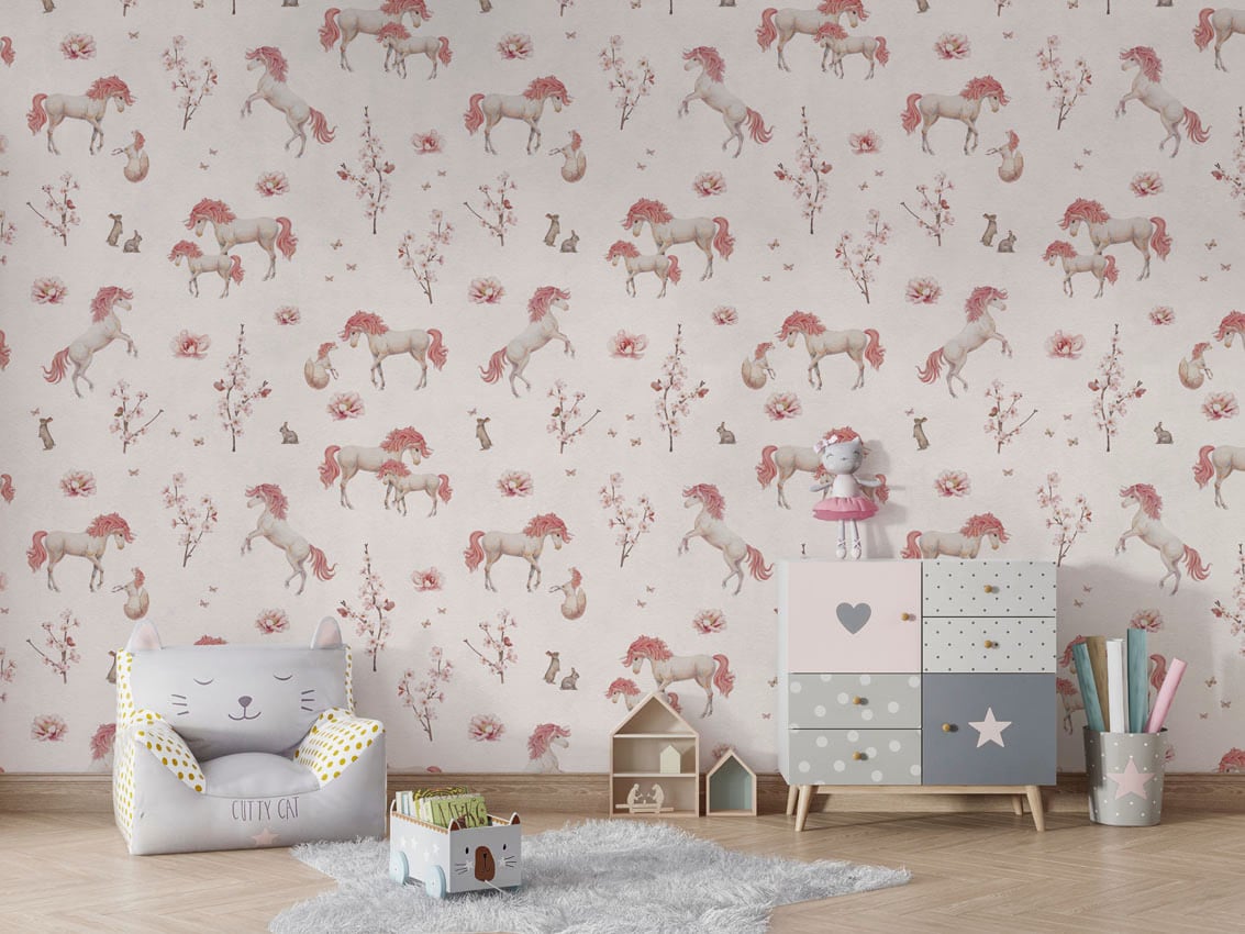 Unique Unicorn - White styled in a room