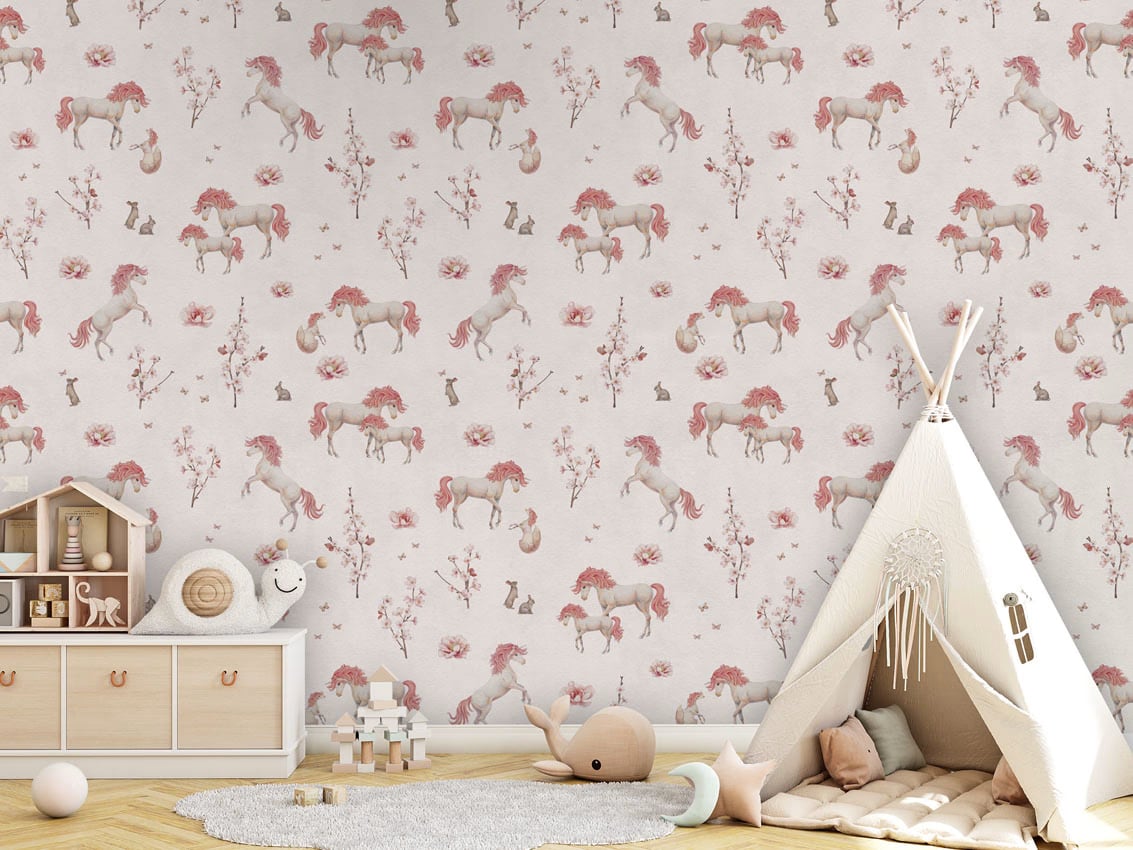 Unique Unicorn - White styled in a room