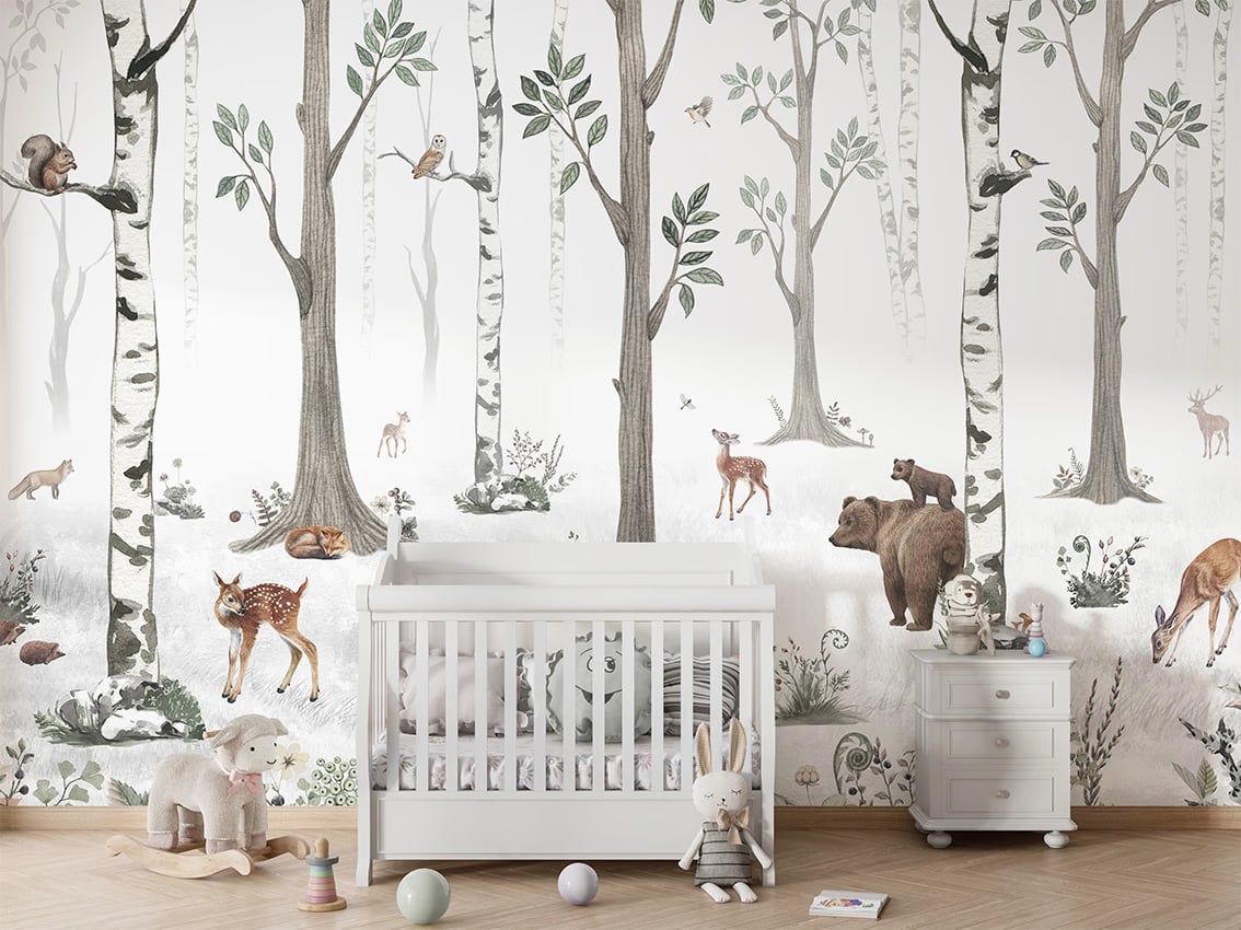 White Forest styled in a room