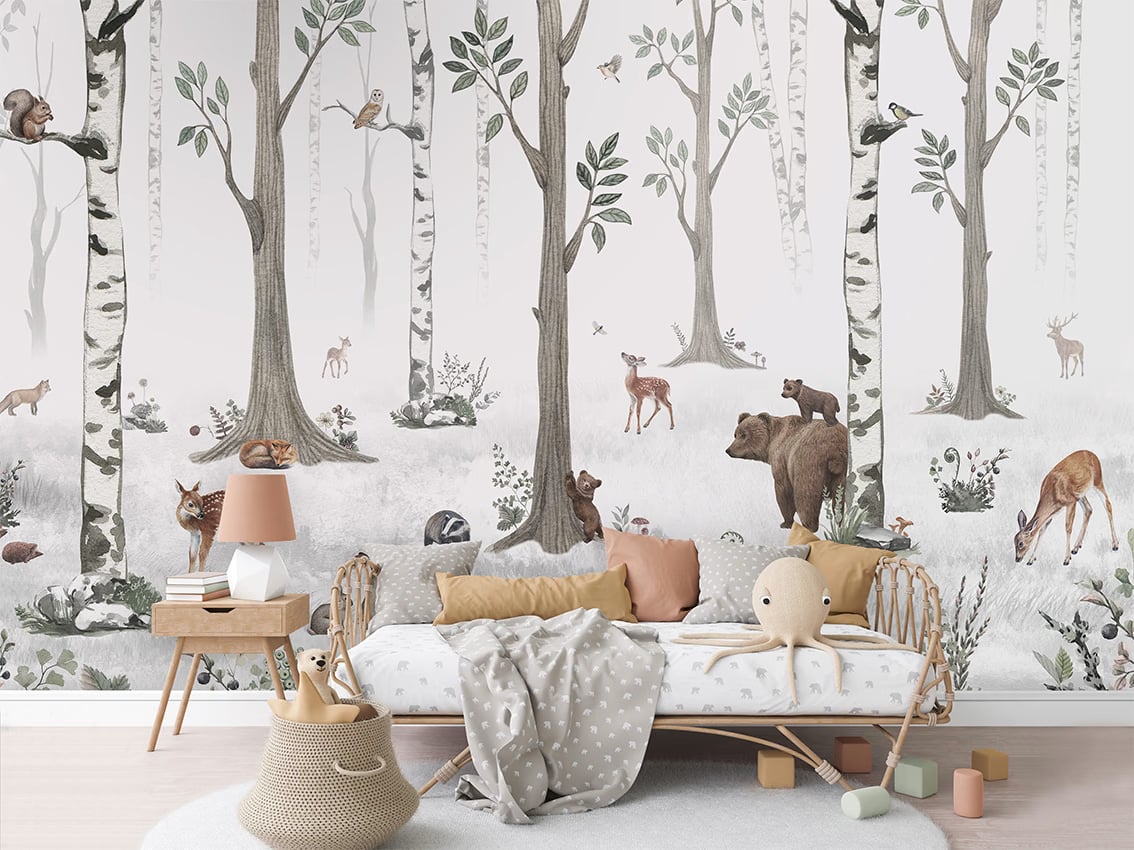 White Forest styled in a room