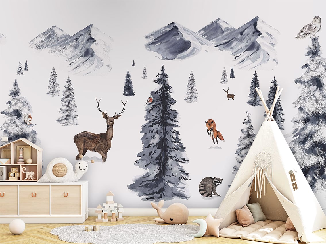 Winter Wonderland styled in a room