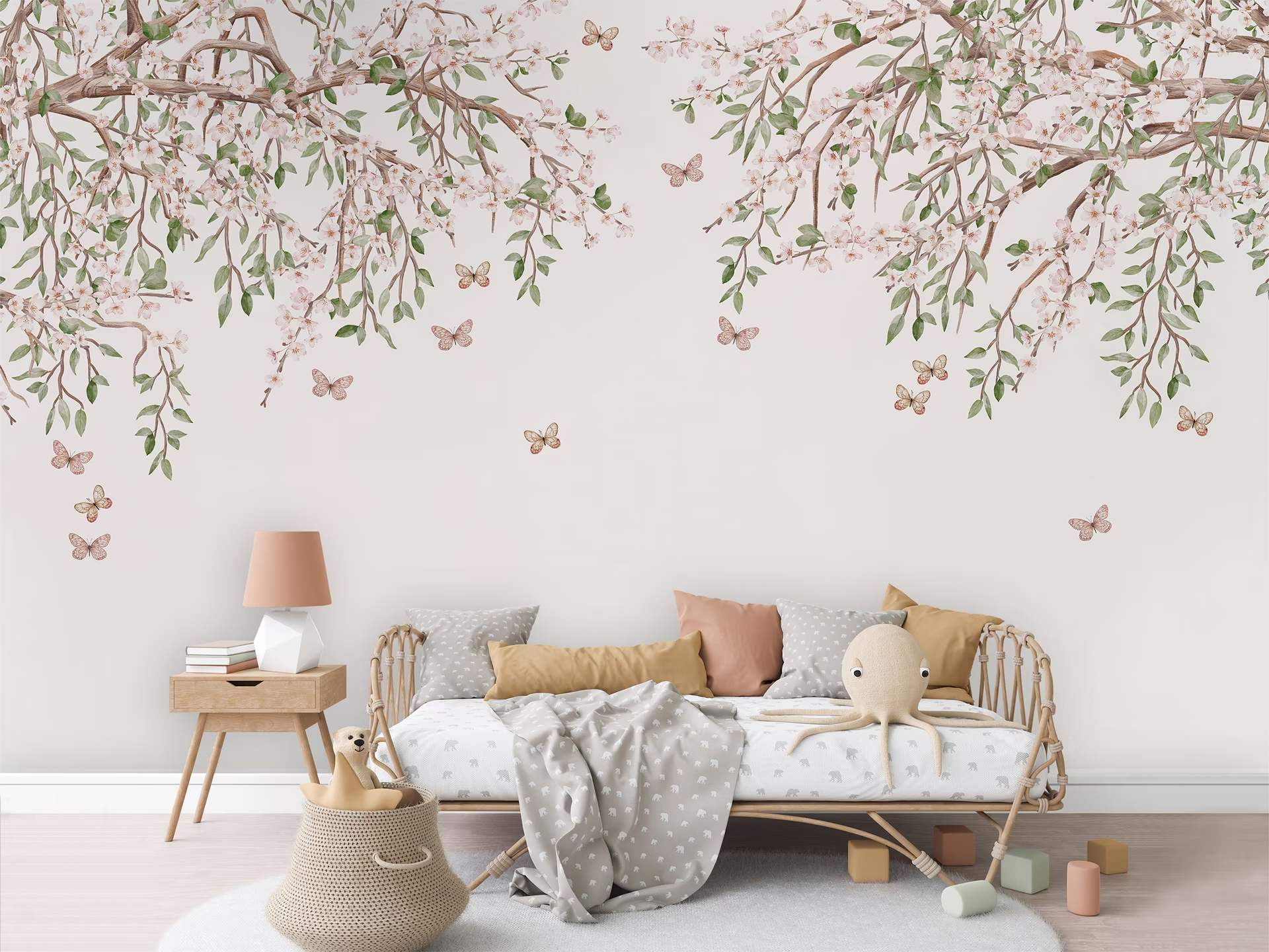 Minimalist wallpaper mural ideas: minimal, not empty